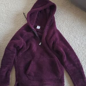 Great condition Victoria's secret PINK sherpa hoodie XS